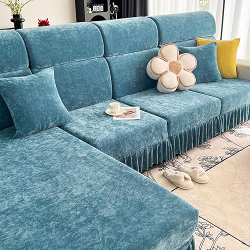 カウチソファ ラージサイズ 約幅220cm ベージュ ハーフカバーリング